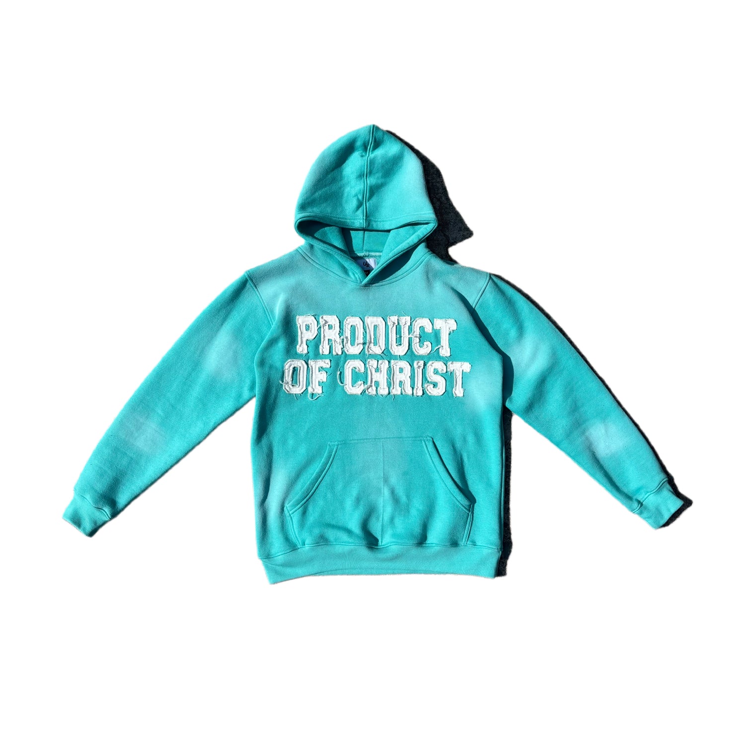 Product of Christ Teal Hoodie